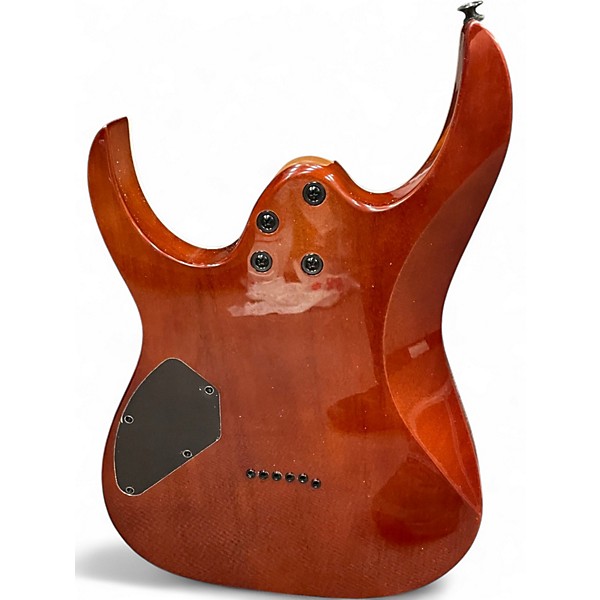 Used Ibanez GRGR221PA Trans Blue Solid Body Electric Guitar