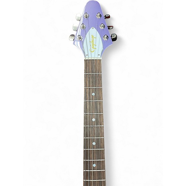Used Epiphone Kirk Hammett 1979 flying v METALLIC PURPLE Solid Body Electric Guitar
