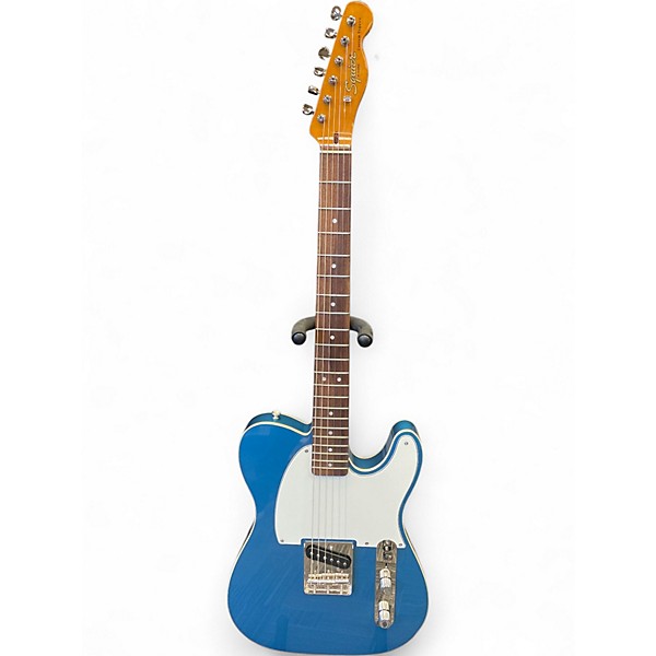 Used Squier Esquire CME Exclusive Lake Placid Blue Solid Body Electric Guitar