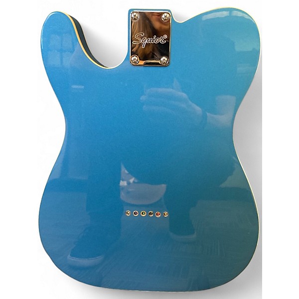 Used Squier Esquire CME Exclusive Lake Placid Blue Solid Body Electric Guitar