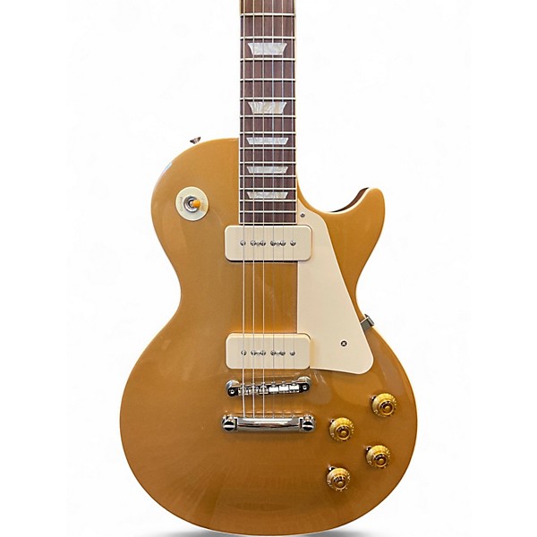 Used 2025 Gibson 50s Les Paul Standard P90 Gold Top Solid Body Electric Guitar