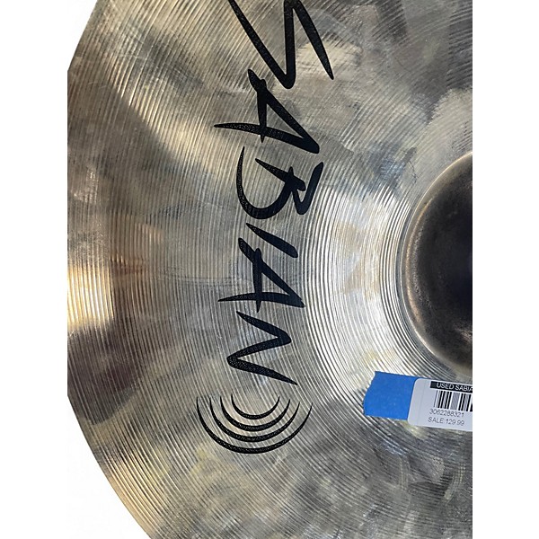Used SABIAN 18in AAX Thin Studio Crash Cymbal