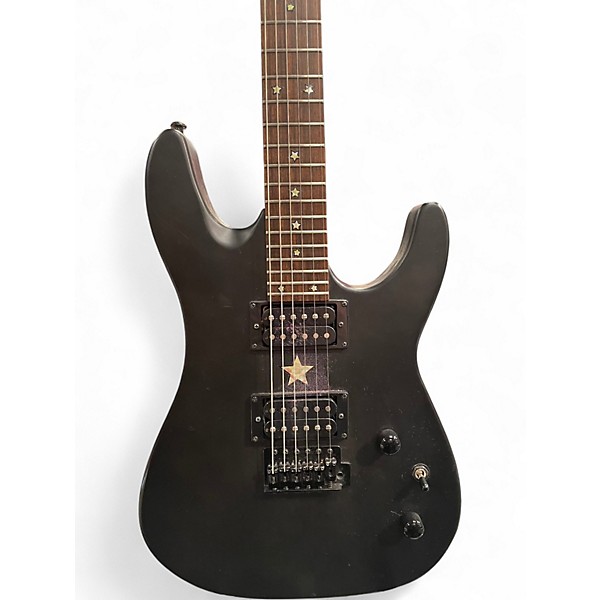 Used Dean Vendetta Satin Black Solid Body Electric Guitar