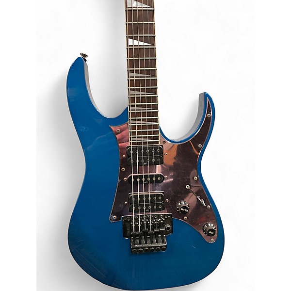 Used 1994 Ibanez RG450 DX Laser Blue Solid Body Electric Guitar