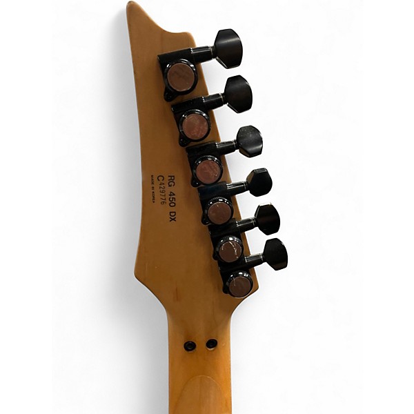 Used 1994 Ibanez RG450 DX Laser Blue Solid Body Electric Guitar