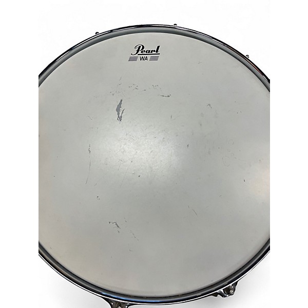 Used Pearl 14in SS snare Metallic Gray Drum