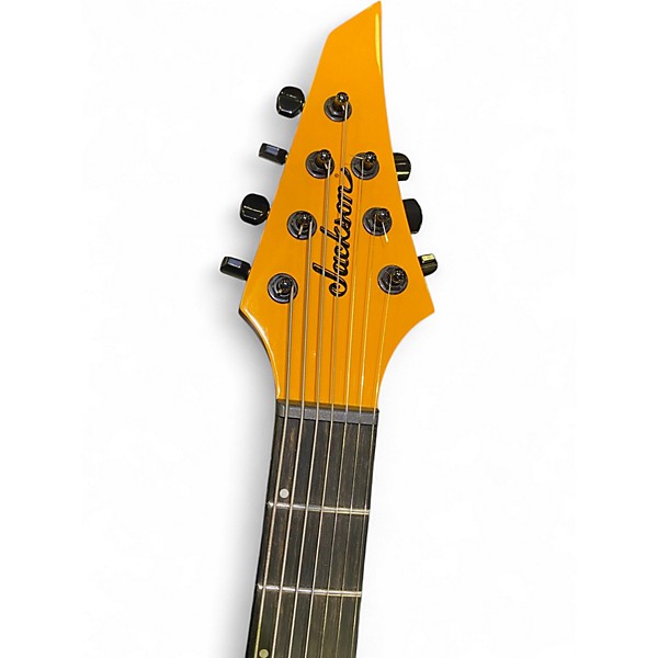 Used Jackson Pro Series Misha Mansoor Signature Juggernaut HT7 with Ebony Signal Yellow Solid Body Electric Guitar