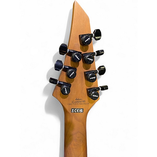 Used Jackson Pro Series Misha Mansoor Signature Juggernaut HT7 with Ebony Signal Yellow Solid Body Electric Guitar