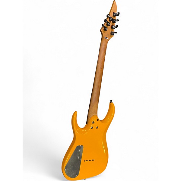 Used Jackson Pro Series Misha Mansoor Signature Juggernaut HT7 with Ebony Signal Yellow Solid Body Electric Guitar