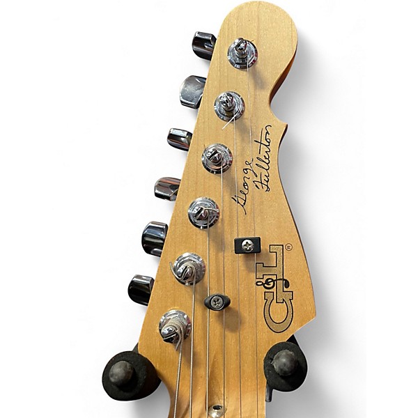 Used G&L George Fullerton Signature Strat Black Solid Body Electric Guitar