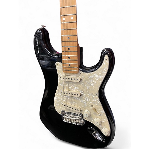 Used G&L George Fullerton Signature Strat Black Solid Body Electric Guitar