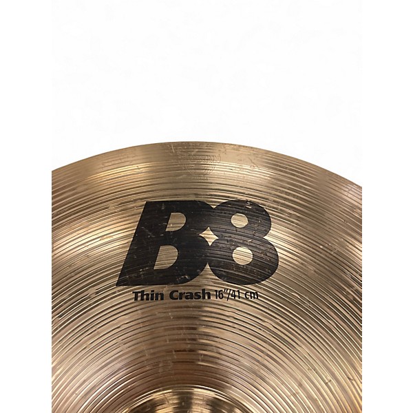 Used SABIAN 16in B8 Thin Crash Cymbal