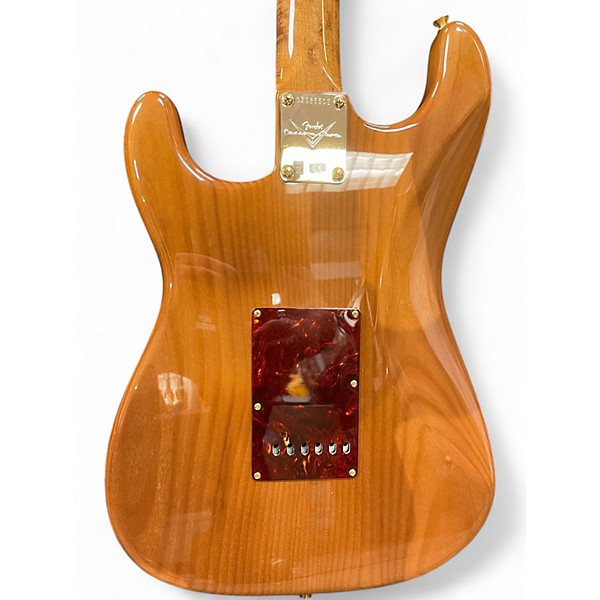 Used Fender A9 Artisan Maple Burl Stratocaster Aged Natural Solid Body Electric Guitar