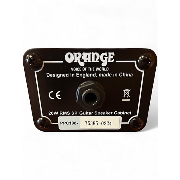 Used Orange Amplifiers PPC108 Micro Terror 1X8 Guitar Cabinet