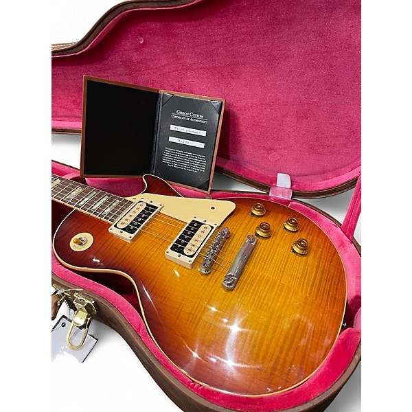 Used Gibson Custom Shop '59 Les Paul Standard Iced Tea Solid Body Electric Guitar