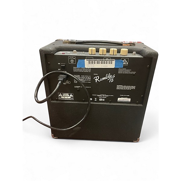 Used Fender Rumble 15 15W 1X8 Bass Combo Amp