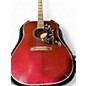 Used Gibson CUSTOM SHOP HUMMINGBIRD Wine Red Acoustic Guitar