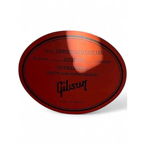 Used Gibson CUSTOM SHOP HUMMINGBIRD Wine Red Acoustic Guitar