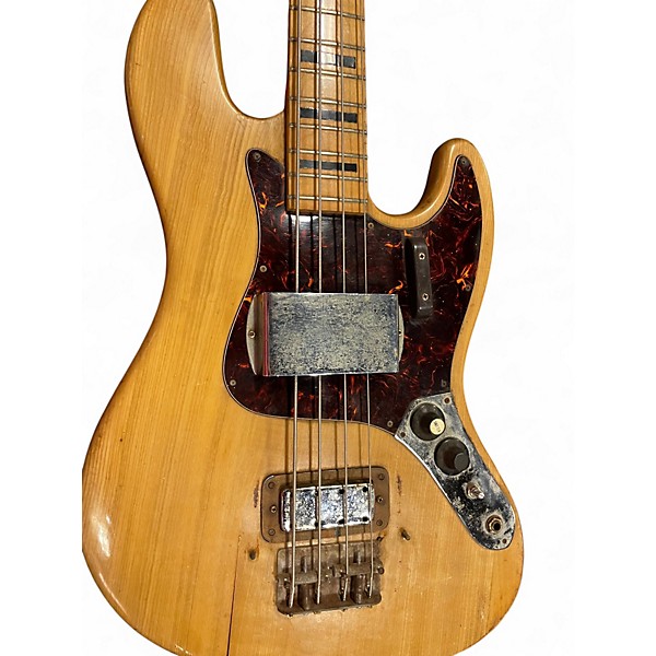 Used Global Guitars 70'S JAZZ BASS Natural Electric Bass Guitar