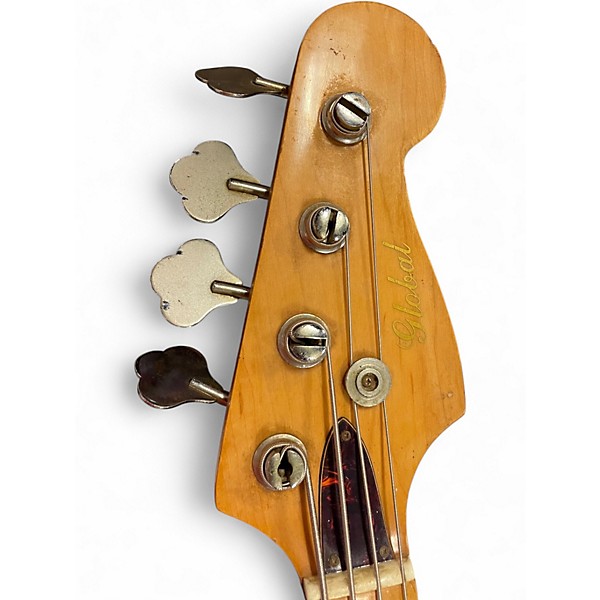Used Global Guitars 70'S JAZZ BASS Natural Electric Bass Guitar