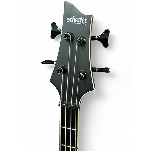 Used Schecter Guitar Research Diamond Series N427 Black Electric Bass Guitar