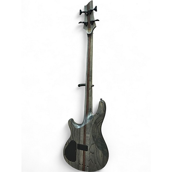 Used Schecter Guitar Research Diamond Series N427 Black Electric Bass Guitar