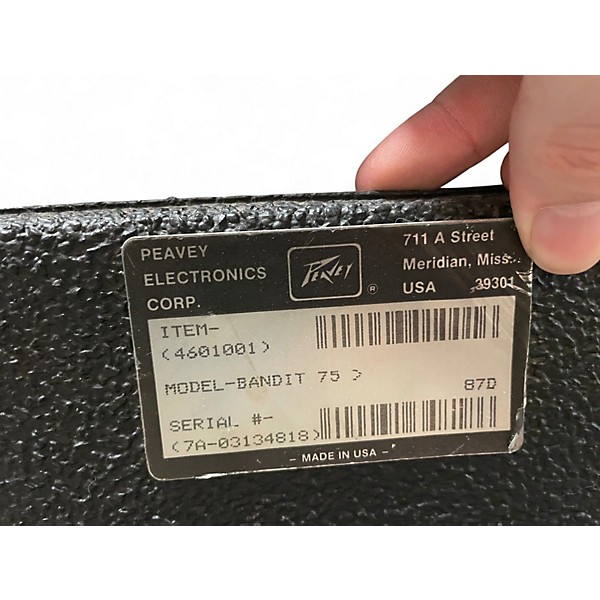 Used Peavey Bandit 75 Guitar Combo Amp