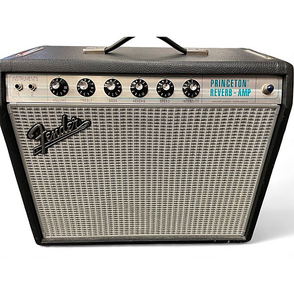 Used Fender 1968 Custom Princeton Reverb 12W 1x10 Tube Guitar Combo Amp