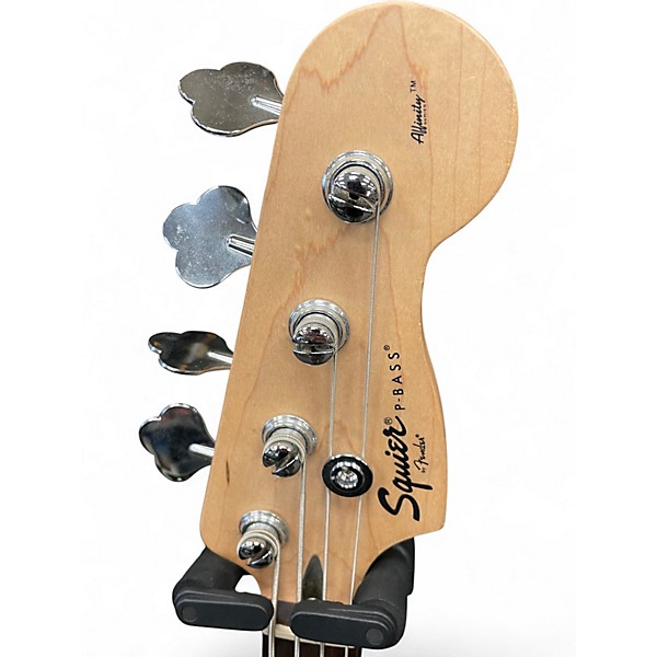 Used Squier Affinity Precision Bass Black Electric Bass Guitar