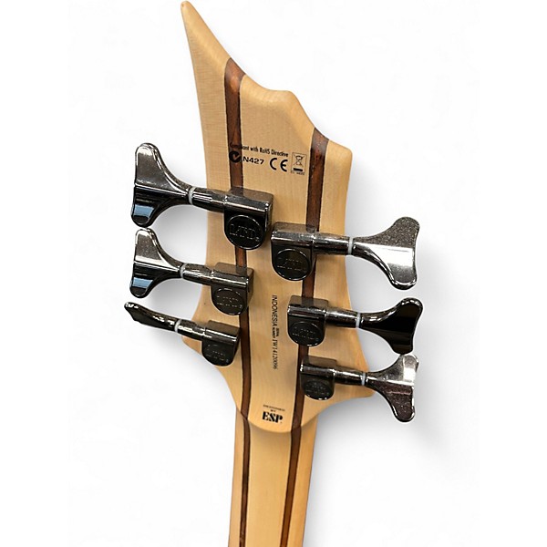 Used ESP LTD B206SM 6 String Natural Electric Bass Guitar