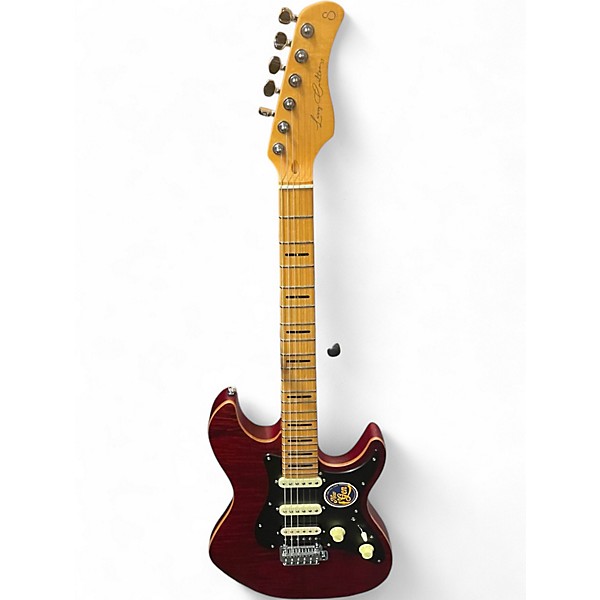 Used Sire Larry Carlton S7 Red and Black Solid Body Electric Guitar