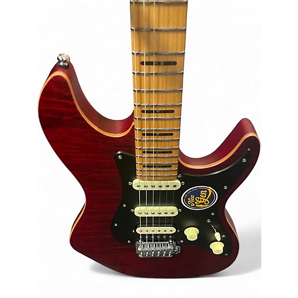 Used Sire Larry Carlton S7 Red and Black Solid Body Electric Guitar