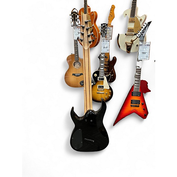 Used Ibanez RGMS7 BLACK  Solid Body Electric Guitar