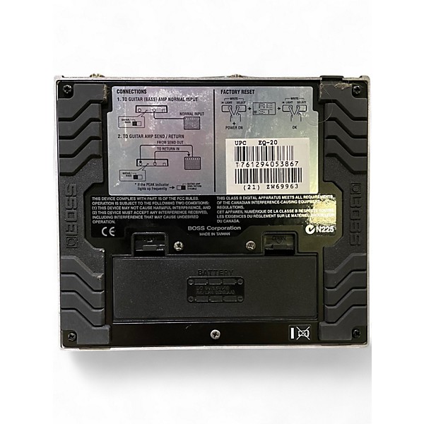 Used BOSS EQ20 Graphic Equalizer Pedal