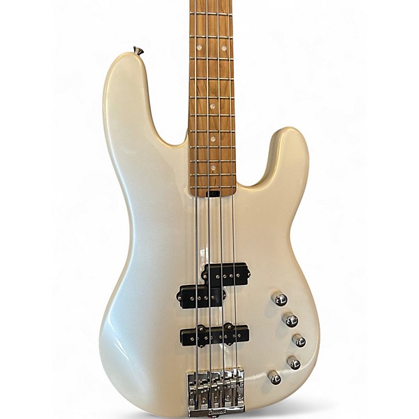 Used Charvel PRO MOD SAN DIMAS PJ Pearl White Electric Bass Guitar