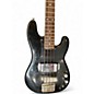 Used Partscaster HOT ROD MINI BASS BLACK Electric Bass Guitar