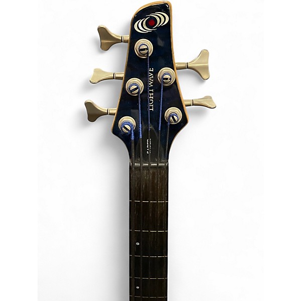 Used Wilcox Lightwave SABRE BLUE Electric Bass Guitar