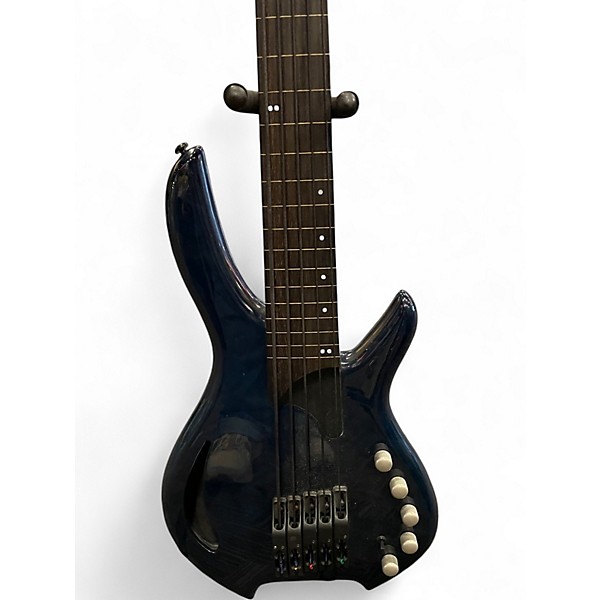 Used Wilcox Lightwave SABRE BLUE Electric Bass Guitar