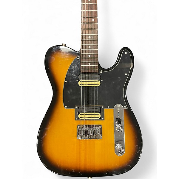 Used Squier Affinity Telecaster Deluxe 2 Tone Sunburst Solid Body Electric Guitar