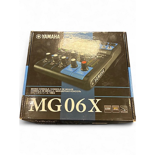 Used Yamaha MG06X Unpowered Mixer