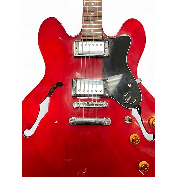 Used Epiphone Dot Cherry Hollow Body Electric Guitar