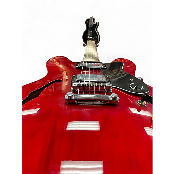Used Epiphone Dot Cherry Hollow Body Electric Guitar