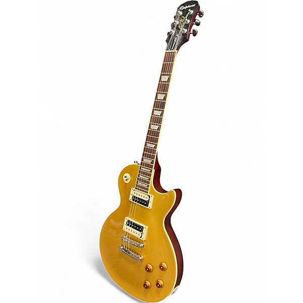 Used Epiphone Les Paul Traditional PRO III Gold Top Solid Body Electric Guitar