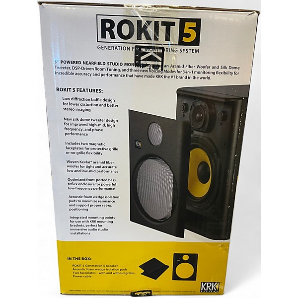 Used KRK ROKIT 5 (Pair) Powered Monitor
