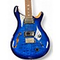 Used PRS SE Custom 22 Semi-Hollowbody Blue Burst Hollow Body Electric Guitar