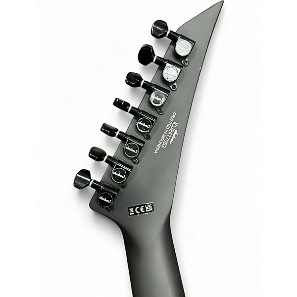 Used 2024 Jackson X Series Rhoads RRX24-MG7 atin Black with Primer Gray Bevels Solid Body Electric Guitar