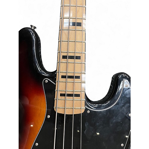 Used Fender Geddy Lee Signature Jazz Bass 3 Tone Sunburst Electric Bass Guitar