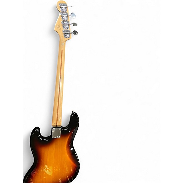 Used Fender Geddy Lee Signature Jazz Bass 3 Tone Sunburst Electric Bass Guitar