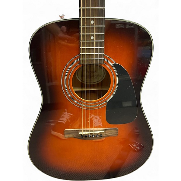 Used Fender CD60 Dreadnought Sunburst Acoustic Guitar