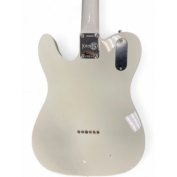 Used Fender John 5 Signature Ghost White Solid Body Electric Guitar